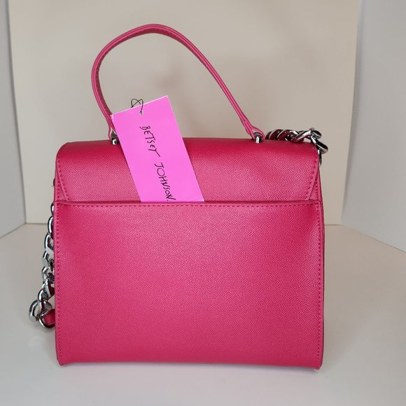 Bestey Johnson Red XODEVIN Shoulder Bag with Chain - NWT - Picture 6 of 10